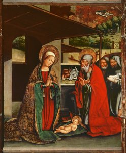 Adoration of the Shepherds, Altarpiece from the Church of Santa Maria Palau-Solita, Barcelona by (attr. to) Master of Ares