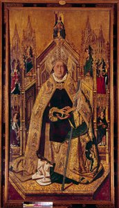 Saint Dominica de Silos on the Throne by Bermejo