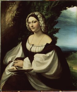 Portrait of a Lady by (c.1489 1534) Correggio