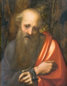 St. Anthony the Abbot by (c.1489 1534) Correggio