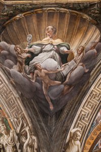 St Hilary (detail) by (c.1489 1534) Correggio