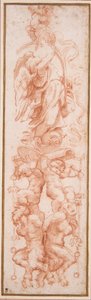 Grotesque decoration for the rib of a vault by (c.1489 1534) Correggio