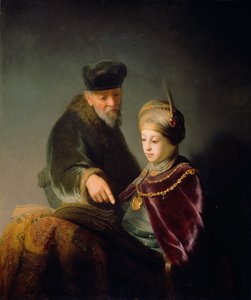 A Young Scholar and his Tutor, c. 1629-30 by studio of Rembrandt Harmensz. van Rijn