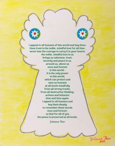 The Rescuing Angel for the Peace in this World by Johanna Thier