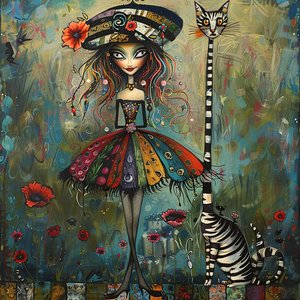The Giraffe Cat by Blissful