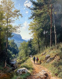 Jungle Walk through Mountains