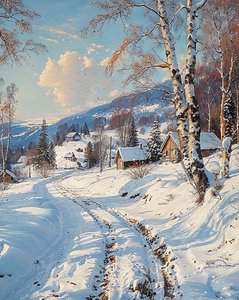 Landscape with Snowy Landscape