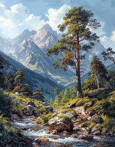 The Roggalspitze in the Lechquelle Mountains