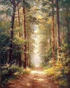 Long Path in High Tree Forest