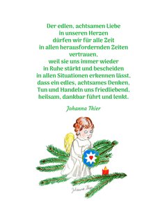 The Rosental Angel of Noble, Mindful Love by Johanna Thier