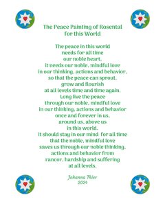 The Peace Painting of Rosental for this World by Johanna Thier