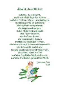 Advent, You Quiet Time by Johanna Thier