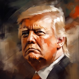 Fine Art Donald Trump Portraiture by F. Abderrahim