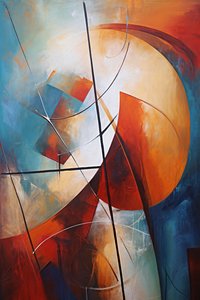 Shapes and Lines Abstract Art