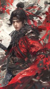 Samurai in Graffiti Wild Style