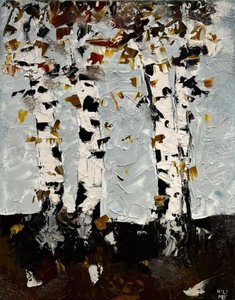 Birches by HILI ART Tetiana Brzozowski