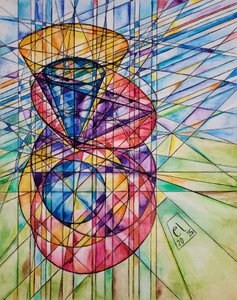 Poinsot and His Dancing Cones by elkement