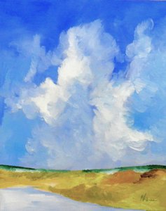 Clouds over Lake by M. Vet