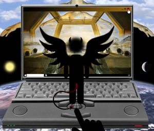Der Antichrist (I) (aus der Serie: Windows) by Alexander Eibach