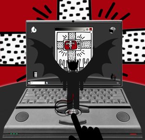 Der Antichrist (III) (aus der Serie: Windows) by Alexander Eibach