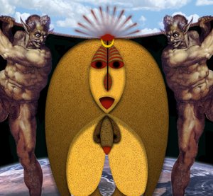 Schwierige Überfahrt (II) (aus der Serie Anima Dannata) by Alexander Eibach