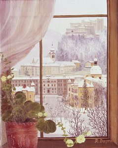 View from Window of Nonntal with Fortress