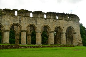 Buildwas Abbey, a medieval Cistercian monastery in Shropshire, England