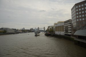 London Bridge Over the River Thames in the Heart of London by Albert Mansour