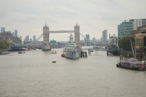 London Bridge Over the River Thames in the Heart of London