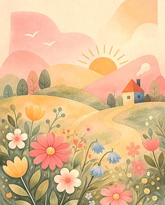 Spring Dream in Pastel Colors