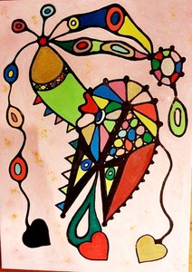 Endoplasmic reticulum by Steffi_Seiler_Art