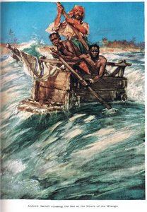 Battell Arrives at the Mouth of the Mbengo by A.D. McClintock