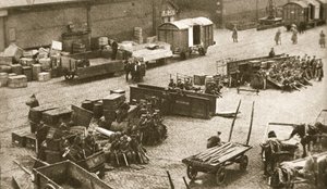 The 2nd Battalion of the Royal Sussex Regiment, Belfast, Ireland, 1907 by AE Brown
