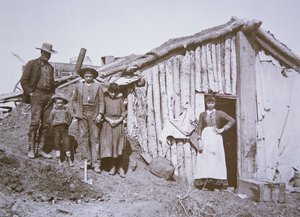 African American settlers with homestead claim