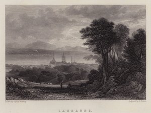 Lausanne by A.V. Copley (after) Fielding