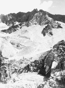 A Marble Quarry in the Apuan Alps, in Tuscany