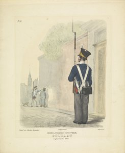 Soldier in Garrison Uniform, 1820-1825 by A. Courtois