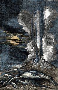 Eruption of venous thermal waters in the period of the Triassic