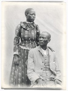 Khama and His Wife, c.1910 by A. E. Hargreave