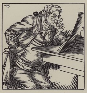 Illustration for The Essays of Elia by Charles Lamb by A. Garth Jones
