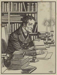 Illustration for The Essays of Elia by Charles Lamb by A. Garth Jones