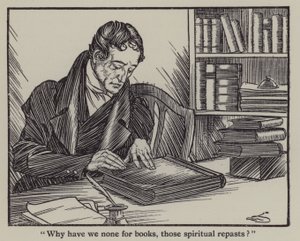 Illustration for The Essays of Elia by Charles Lamb by A. Garth Jones