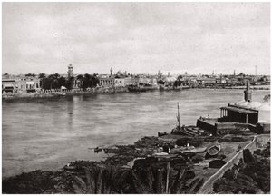 Modern Baghdad, the City of Caliphs, Iraq 1925 by A. Kerim