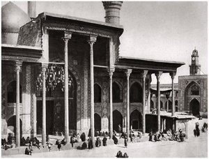 The Entrance Gate of the Kadimain Mosque Leading to the Tomb of the Imam Moosa Al Kadim by A. Kerim