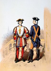 Royal guard to the king, and cavalier by A. Lemercier