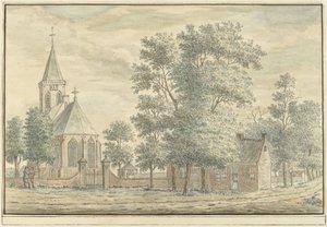 View of Hilversum by A. Masurel