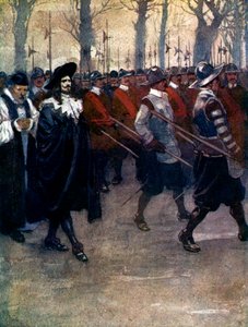 Charles the King Walked for the Last Time Through the Streets of London, 1649 by A. S. Forrest