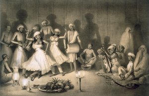 Dance of Nautch Girls, pub. 1858