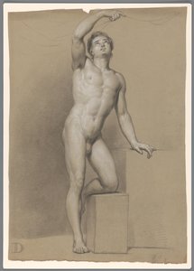 Standing Male Nude, Seen from the Front