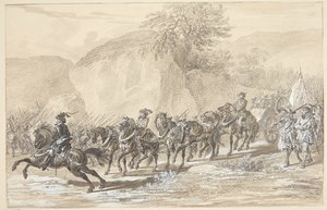 Landscape with an Army Marching Through